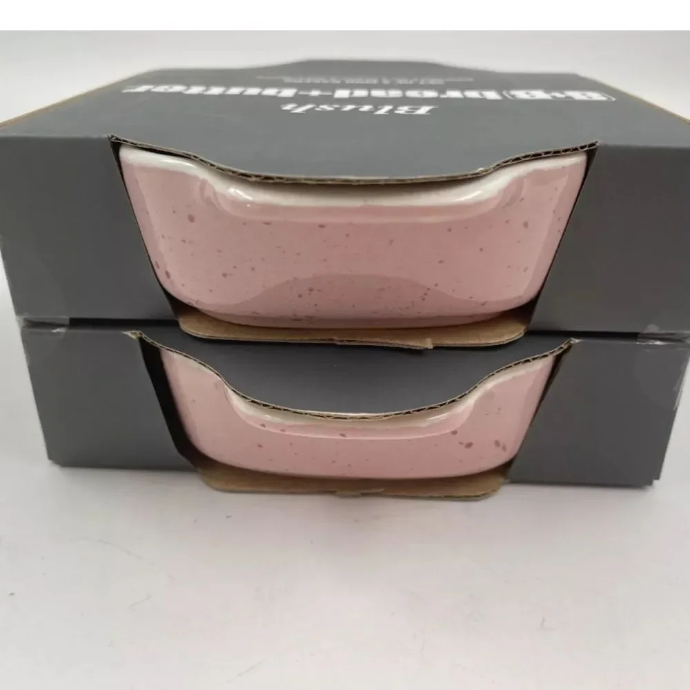 Bread + Butter Ceramic 7in Blush Mini Bakers Set of 2
